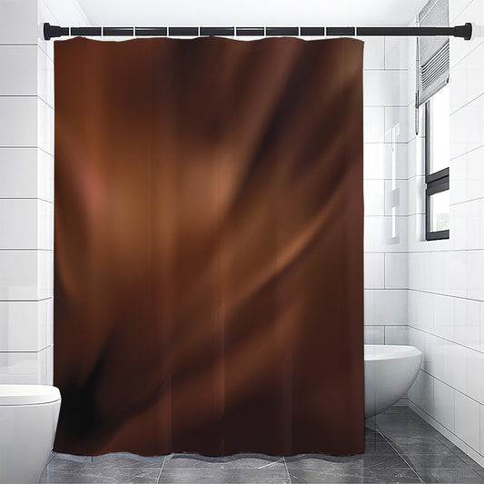 Liquid Chocolate Print Shower Curtain