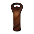 Liquid Chocolate Print Single Neoprene Wine Tote