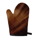 Liquid Chocolate Print Single Oven Mitt