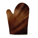 Liquid Chocolate Print Single Oven Mitt