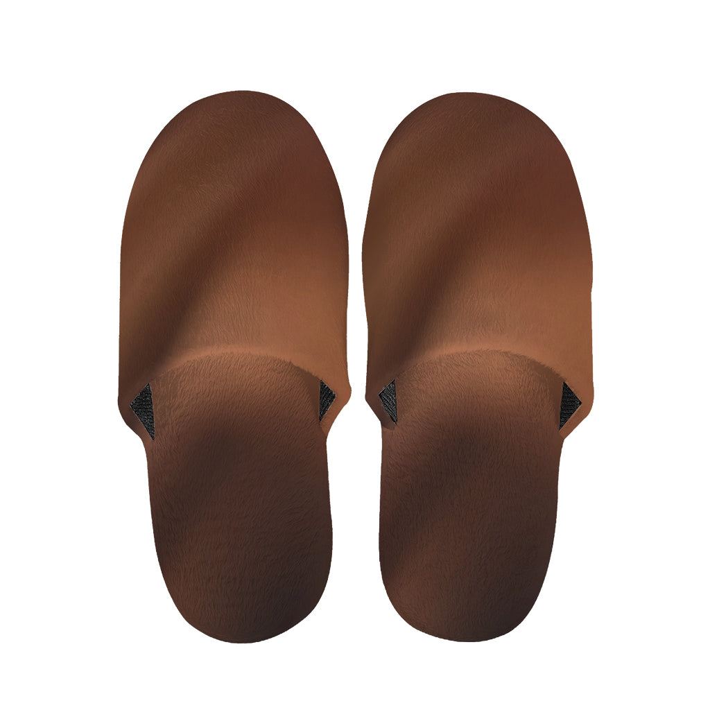 Liquid Chocolate Print Slippers