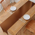 Liquid Chocolate Print Table Runner