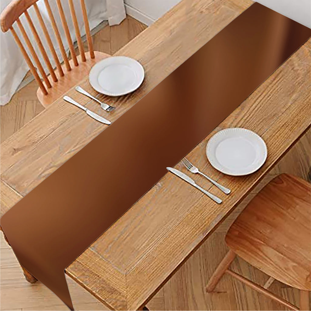Liquid Chocolate Print Table Runner
