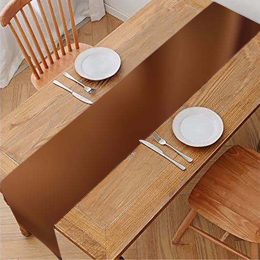 Liquid Chocolate Print Table Runner