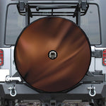 Liquid Chocolate Print Tire Cover With Camera Hole