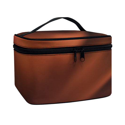 Liquid Chocolate Print Travel Makeup Bag