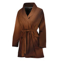 Liquid Chocolate Print Women's Bathrobe