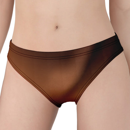 Liquid Chocolate Print Women's Panties