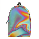 Liquid Holographic Trippy Print Backpack