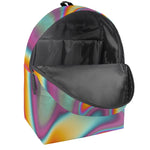 Liquid Holographic Trippy Print Backpack