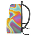 Liquid Holographic Trippy Print Backpack
