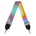 Liquid Holographic Trippy Print Bag Strap