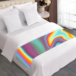 Liquid Holographic Trippy Print Bed Runner