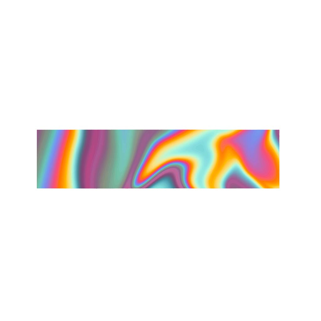Liquid Holographic Trippy Print Bed Runner