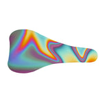 Liquid Holographic Trippy Print Bicycle Seat Cover