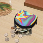 Liquid Holographic Trippy Print Coin Purse