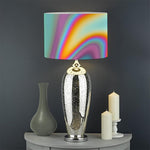 Liquid Holographic Trippy Print Drum Lamp Shade
