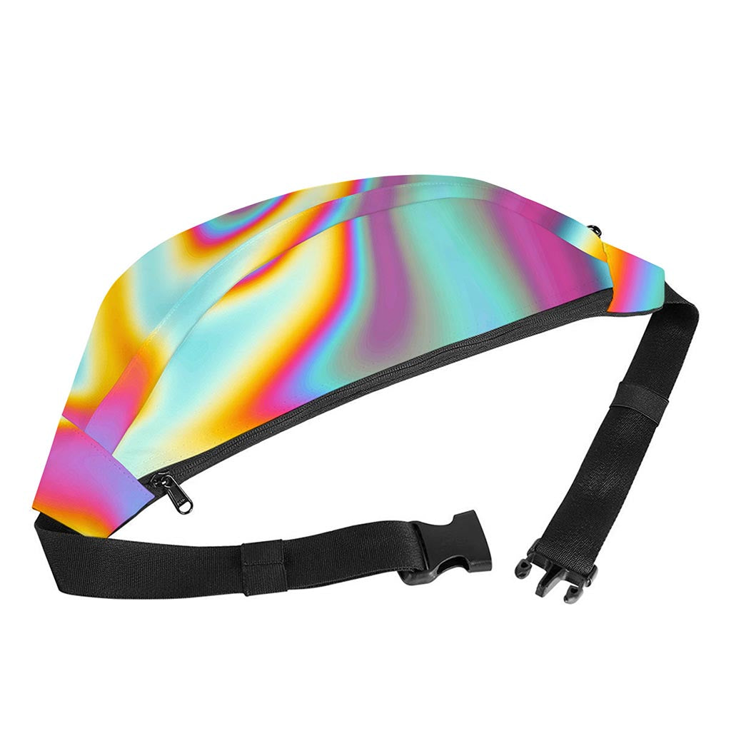 Liquid Holographic Trippy Print Fanny Pack