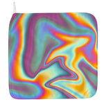 Liquid Holographic Trippy Print Hand Towel