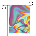 Liquid Holographic Trippy Print House Flag