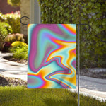Liquid Holographic Trippy Print House Flag
