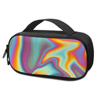 Liquid Holographic Trippy Print Insulin Cooler Travel Case