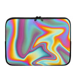 Liquid Holographic Trippy Print Laptop Sleeve