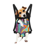 Liquid Holographic Trippy Print Pet Carrier Backpack