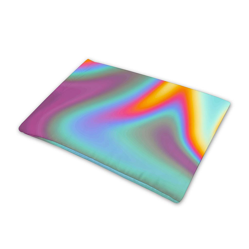 Liquid Holographic Trippy Print Pet Cooling Mat Cover