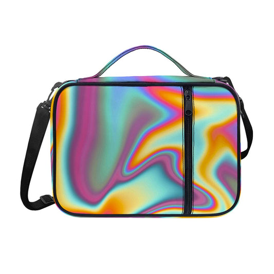 Liquid Holographic Trippy Print Shoulder Strap Bible Bag
