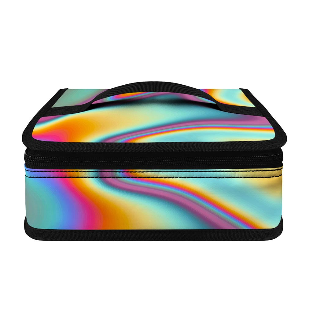 Liquid Holographic Trippy Print Small Lunch Bag