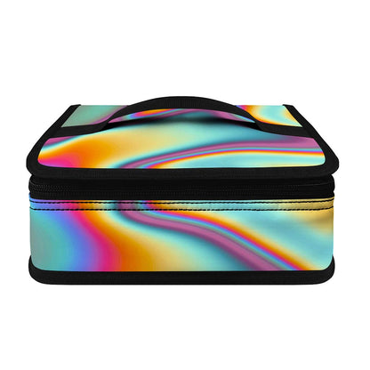 Liquid Holographic Trippy Print Small Lunch Bag