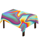 Liquid Holographic Trippy Print Tablecloth