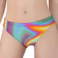 Liquid Holographic Trippy Print Women's Panties