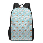 Little Angel Pattern Print 17 Inch Backpack