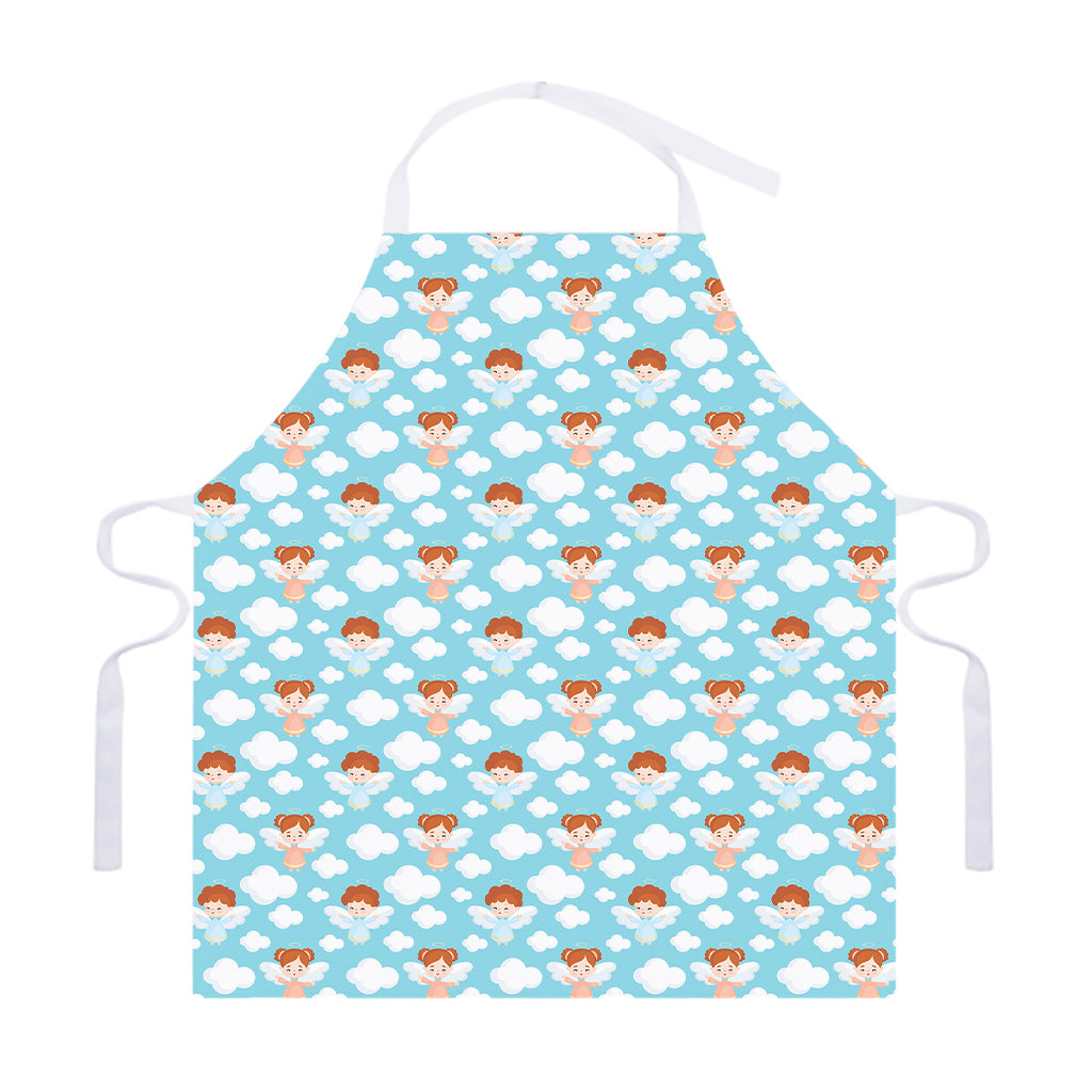 Little Angel Pattern Print Adjustable Apron