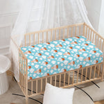 Little Angel Pattern Print Baby Crib Sheet