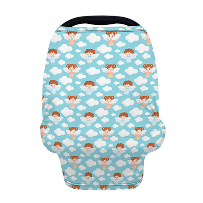 Little Angel Pattern Print Baby Seat Cover