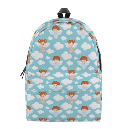 Little Angel Pattern Print Backpack