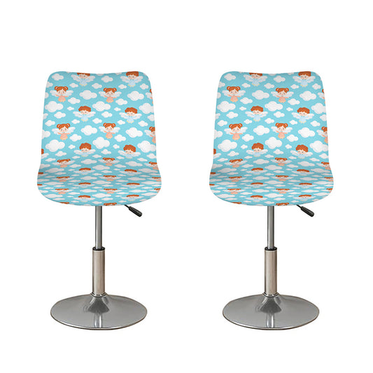 Little Angel Pattern Print Bar Stool Covers
