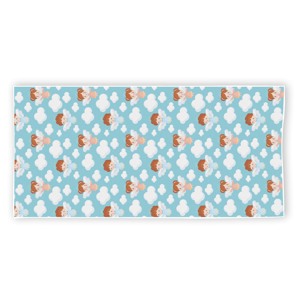 Little Angel Pattern Print Beach Towel
