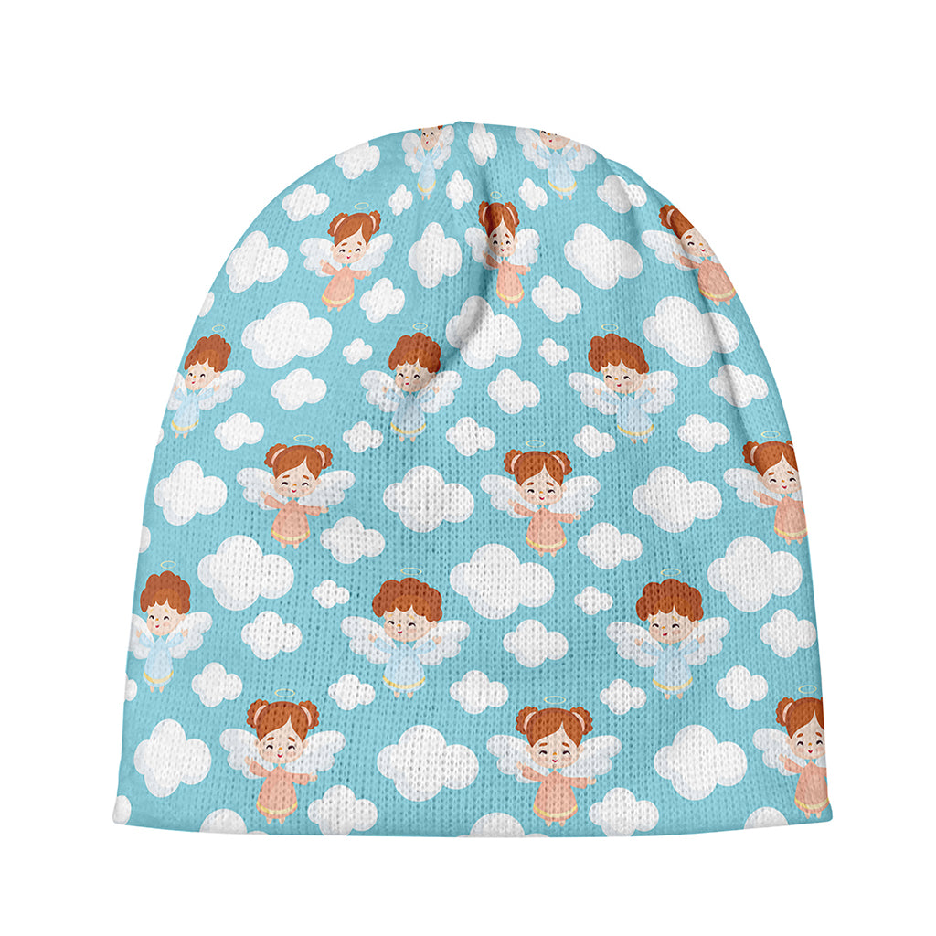 Little Angel Pattern Print Beanie