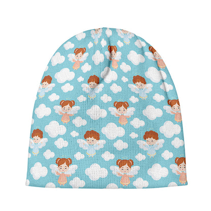 Little Angel Pattern Print Beanie