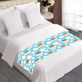 Little Angel Pattern Print Bed Runner