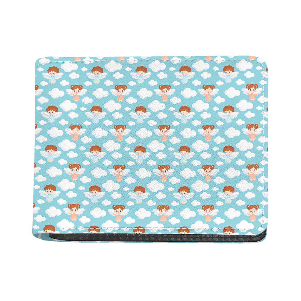 Little Angel Pattern Print Bifold Wallet