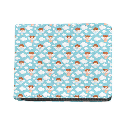 Little Angel Pattern Print Bifold Wallet