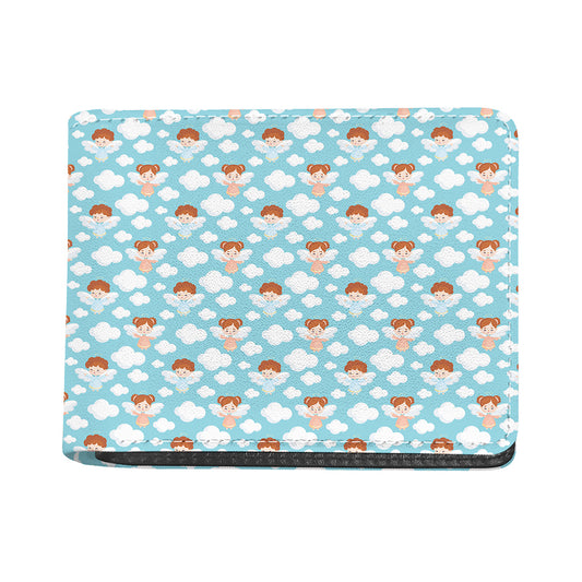 Little Angel Pattern Print Bifold Wallet