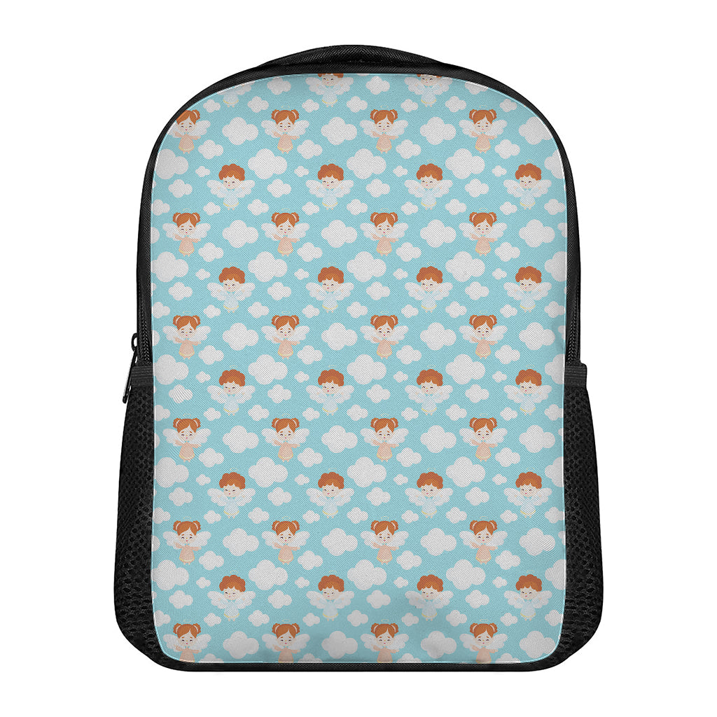 Little Angel Pattern Print Casual Backpack