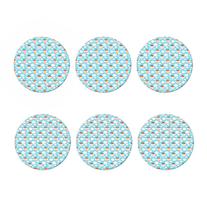 Little Angel Pattern Print Coaster Set
