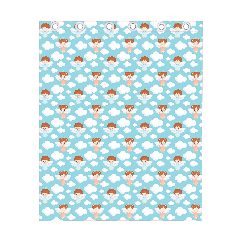 Little Angel Pattern Print Curtain